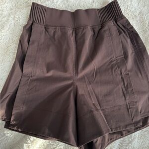 lululemon athletica High-Waisted Chocolate Shorts